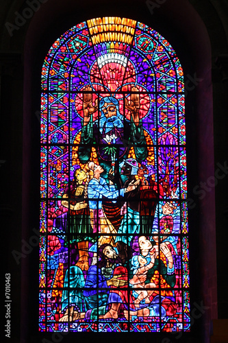 Stain glass inside the Canterbury Cathedral Stain glass inside the Canterbury Cathedral