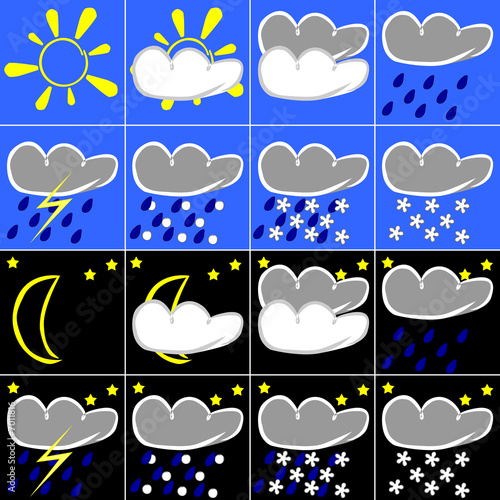 Weather Symbols weather symbols rain. Weather Symbols