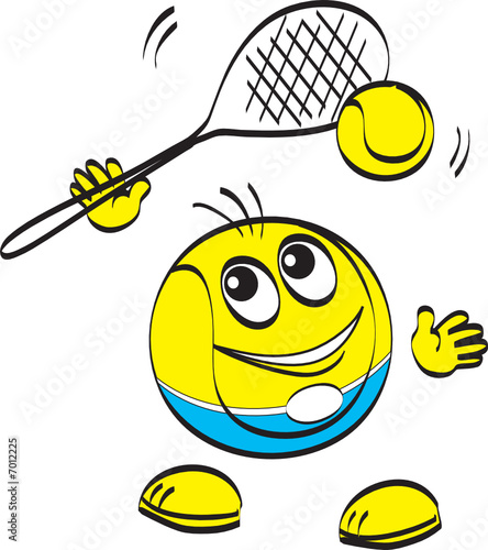 Vektor: Tennisball Tennisball