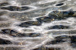 wavy water surface with pebbels wavy water surface with pebbels