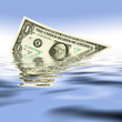 Dollaro in acqua