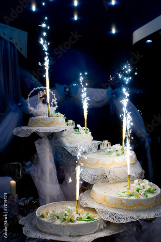 wonderful wedding cake