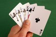 quinte flush royale à trèfle quinte flush royale à trèfle