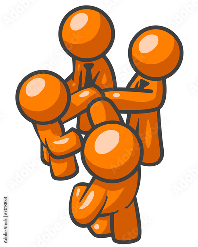 Illustration: Orange Man in on Deal Orange Man in on Deal