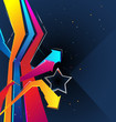 background with a Star