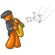 Orange Man Saxophone Orange Man Saxophone
