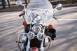 Sparkling motorcycle.