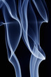 Photo: Smoke pattern isolated on black Smoke pattern isolated on black