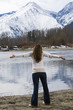 Woman Celebrating Life