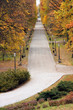 Main path in park Zagreb, Croatia Main path in park Zagreb, Croatia