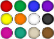 Cans of paint