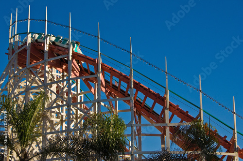 Photo: Roller Coaster at Belmont Park Roller Coaster at Belmont Park