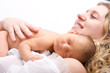 Newborn sleeping child
