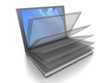 Opened laptop