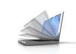 Opened laptop