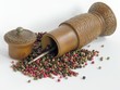 pepper grains and mill