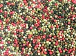 multicolor grains of pepper