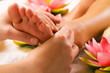 canvas print picture - Fussmassage