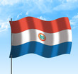 Drapeau du Paraguay, ciel et vent