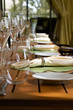 veranda restaurant seating area table setting