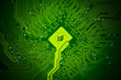 Electronic background texture