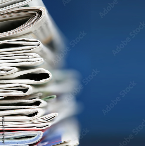 Photo: Newspapers concept Newspapers concept