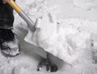 shovelling snow