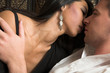 Intimate lovers embrace