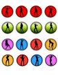 sexy girls in circles