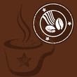 Coffee Cup and Stamp Coffee Cup and Stamp