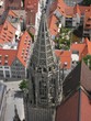 Die Dächer von Ulm vom Ulmer Münster aus
