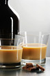 still life with liqueur in glasses still life with liqueur in glasses