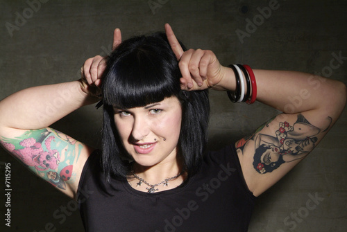Photo: playful woman playful woman