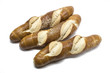 3 Laugenbrezel isoliert