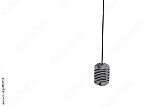 Illustration: Hanging Elvis Microphone Hanging Elvis Microphone