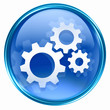 Tools icon blue, isolated on white background