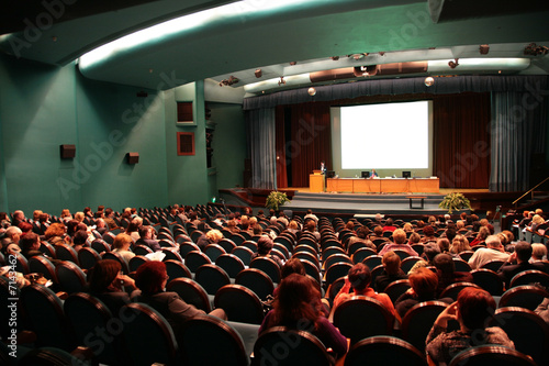 presentation in aditorium