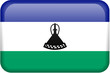 Lesotho Flag Button Lesotho Flag Button