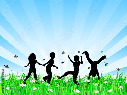 Children playing