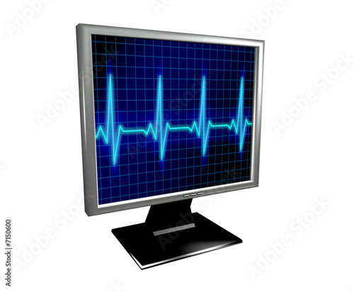 Monitor with heart frequency