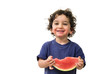 boy and watermelon