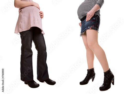 pregnant in heels logo. High heels vs flat shoes when pregnant © BlueOrange Studio #7160800. High heels vs flat shoes when pregnant