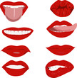 Lips vector