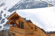 chalet enneigé