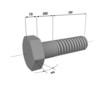 The drawing of a bolt
