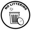 no littering sign