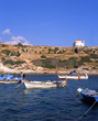 Fishing boats in a bay in southern Cyprus