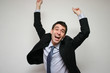 Foto: very happy business man very happy business man
