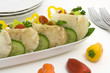 Healthy vegetarian pita