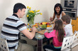 Family eating breakfast 2